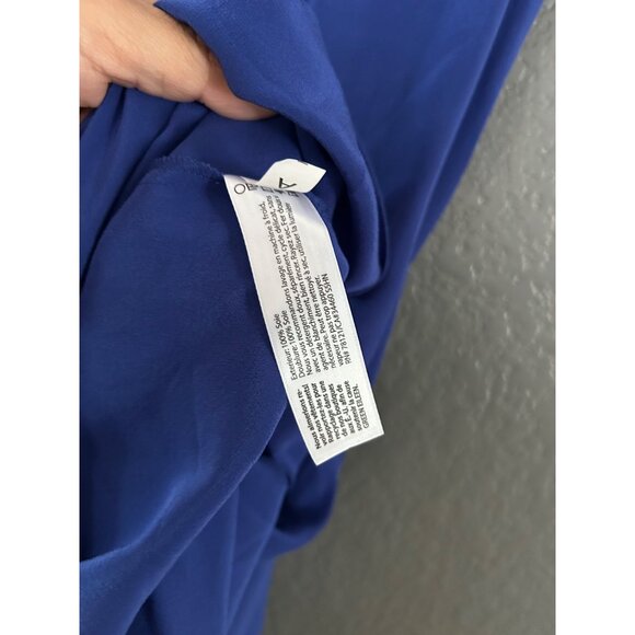 Eileen Fisher Layered Asymmetrical Silk Shift Dress Women’s Size SMALL - Picture 4 of 4